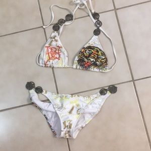 Ed hardy bathing suit never worn!